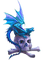 blue  dragon by nataliplus - PNG gratuit GIF animé