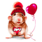 valentine  mouse  by nataliplus - zadarmo png animovaný GIF