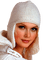Девушка в белой шапке - besplatni png animirani GIF