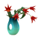 Kaz_Creations Deco Flowers Vase - zadarmo png animovaný GIF