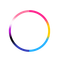 Genderfluid Pansexual circle frame - δωρεάν png κινούμενο GIF