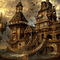 kikkapink background steampunk castle - kostenlos png Animiertes GIF