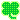 lucky four leaf clover mini sticker - Bezmaksas animēts GIF animēts GIF