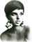 soave woman vintage  Liza Minnelli black white - png gratuito GIF animata