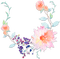 watercolor flowers Bb2 - darmowe png animowany gif