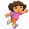 Kaz_Creations Cartoon Dora The Explorer - фрее пнг анимирани ГИФ