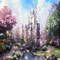 kikkapink background castle animated fantasy - Free animated GIF Animated GIF