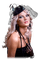 Kaz_Creations Woman Femme Black - gratis png animeret GIF