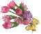 Flowers Glitter - Бесплатный анимированный гифка анимированный гифка
