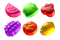 fruit gummies - png gratis GIF animasi
