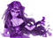 Y.A.M._Gothic autumn lady purple - png grátis Gif Animado