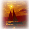 boat sunset landscape bateau coucher de soleil paysage