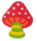mushroom sticker - zadarmo png animovaný GIF