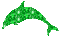 aze dauphin vert green - Ingyenes animált GIF animált GIF
