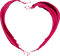 Cadre.Frame.Heart.Red.Cœur .Victoriabea - PNG gratuit GIF animé