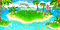 beautiful pixel nature scene - Nemokamas animacinis gif animuotas GIF