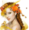 Kaz_Creations Woman Femme Autumn - gratis png animerad GIF
