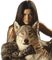 Woman Wolf - Free PNG Animated GIF