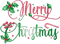 soave text christmas deco pink green - 無料png アニメーションGIF