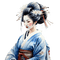 springtimes geisha - kostenlos png Animiertes GIF