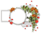 White green red orange circle deco [Basilslament] - GIF animé gratuit