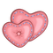 Kaz_Creations Deco Hearts Colours Pink Red - gratis png animerad GIF