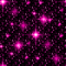 Black with Pink Flashings Stars background