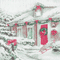 soave background animated vintage christmas winter - GIF animé gratuit GIF animé