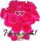 I Love You Roses - Бесплатный анимированный гифка анимированный гифка