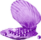 Seashell.Pearls.Purple - ingyenes png animált GIF