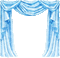 blue drapery - Darmowy animowany GIF animowany gif