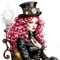 ♡§m3§♡ steampunk female pink beauty - фрее пнг анимирани ГИФ