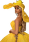 Femme en jaune - Besplatni animirani GIF