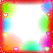 Frame, Frames, Love, Valentine, Happy Valentine's Day, Deco, Decoration, Heart, Hearts, Effect, Effects, Multicolor, Rainbow - Jitter.Bug.Girl - PNG gratuit GIF animé
