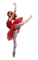 Rena red Ballerina Ballett Woman Dance - PNG gratuit GIF animé