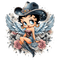 ♡§m3§♡ kawaii blue betty cowgirl boop - gratis png animeret GIF