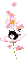 chat dans une fleur - 免费动画 GIF 动画 GIF
