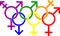 Rainbow pride symbols lgbt - gratis png geanimeerde GIF