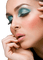 Woman  Green Brown - Bogusia - gratis png animeret GIF