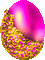 Animated.Egg.Pink.Yellow.Gold - KittyKatLuv65 - Безплатен анимиран GIF анимиран GIF