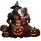 loly33 couple halloween - kostenlos png Animiertes GIF