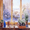 kikkapink animated background painting window - Besplatni animirani GIF animirani GIF