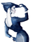 charmille _ femme en bleu - 免费PNG 动画 GIF