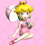 Peach with umbrella - 無料のアニメーション GIF アニメーションGIF