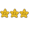 cartoon smiley star patches - PNG gratuit GIF animé