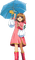 Manga/Anime/Rain/Girl/Umbrella - GIF animé gratuit