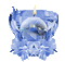 Kerze, blau - Nemokamas animacinis gif animuotas GIF