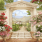 dolceluna animated spring background garden - Бесплатный анимированный гифка анимированный гифка