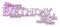 soave text birthday purple - 免费PNG 动画 GIF