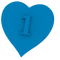 inima albastra - zadarmo png animovaný GIF